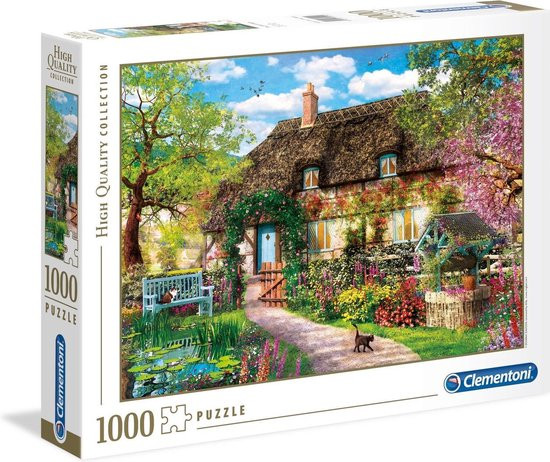 Clementoni Puzzel - 1000 Stukjes - Oud huis in de zomer