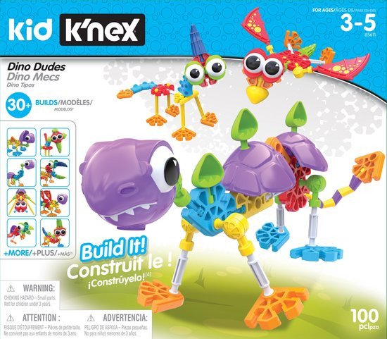 Kid K'NEX - Dino Dudes Building Set - 100 onderdelen