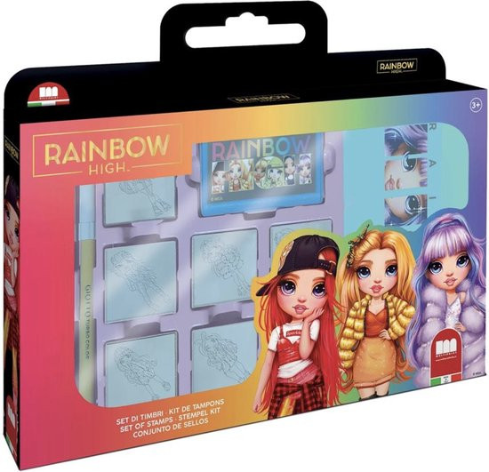 8009233071148 - Rainbow High Stempelset 11dlg