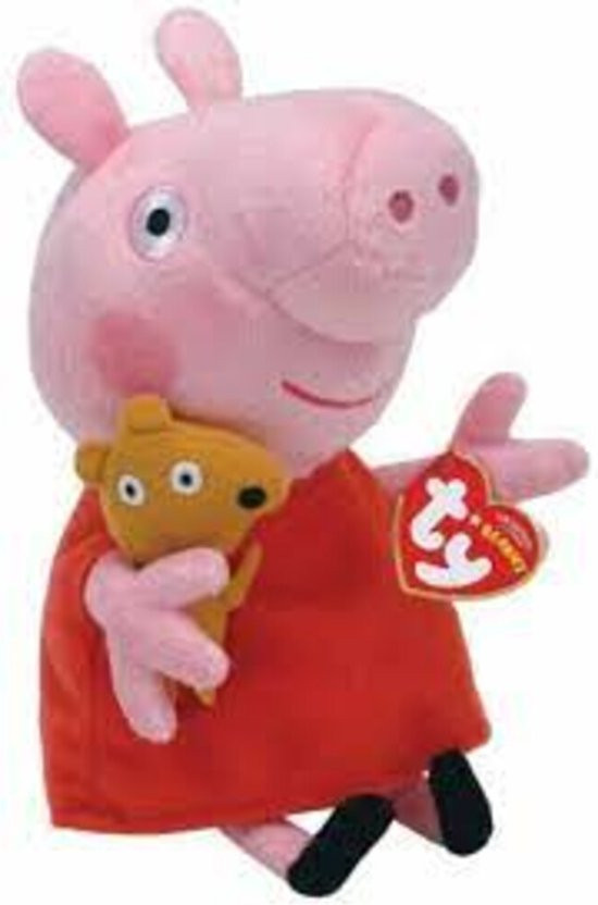 Ty Peppa Pig - Peppa Knuffel 15cm