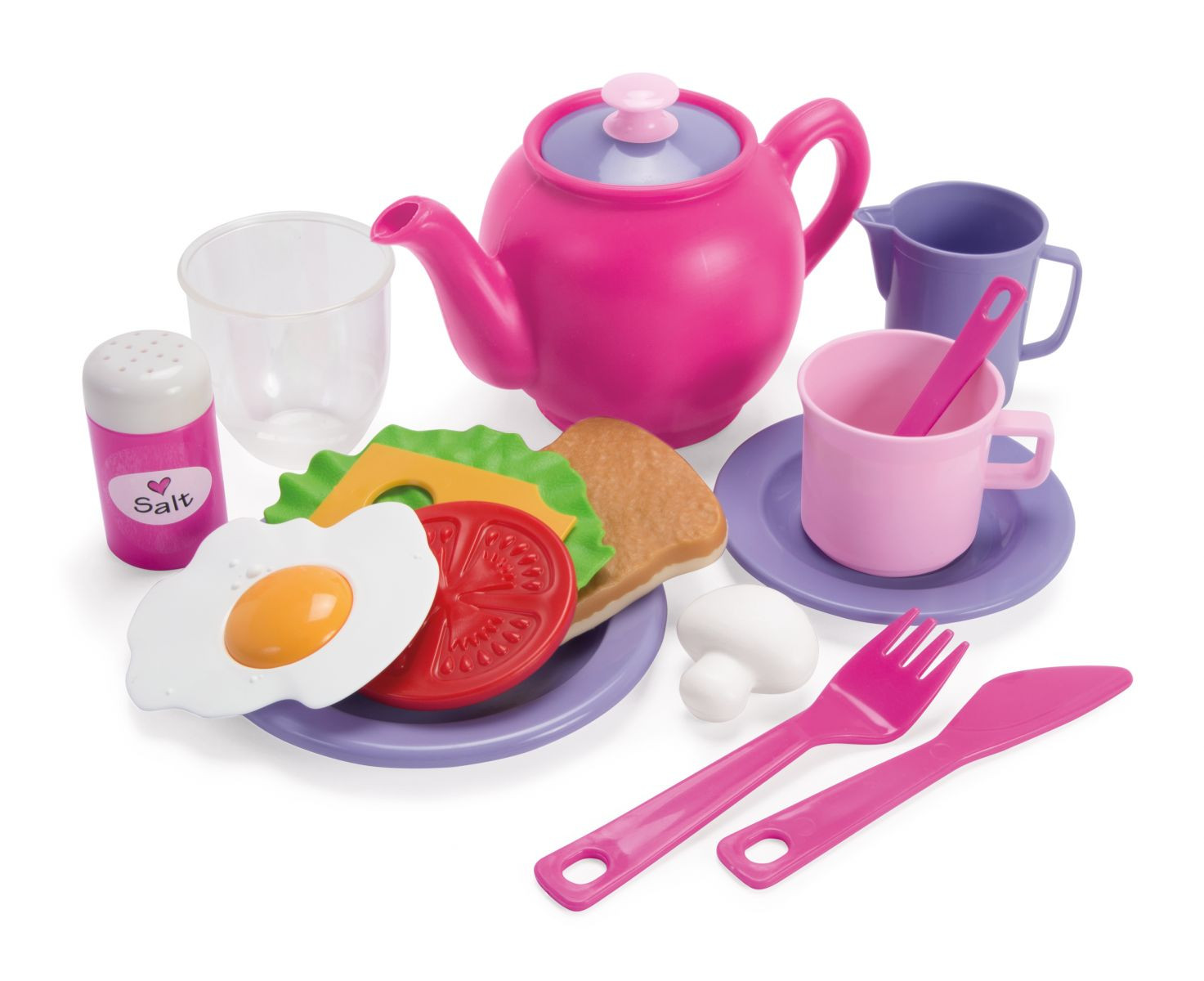 Dantoy Lunch speelset (18-delig) Roze