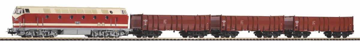 Piko Trein H0 Startset - Goederentrein BR119 met drie open bak wagons (57138)