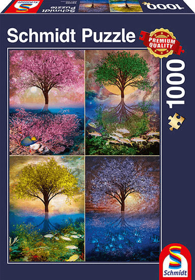 Schmidt - Magische Boom bij het Meer (1000) - Puzzel