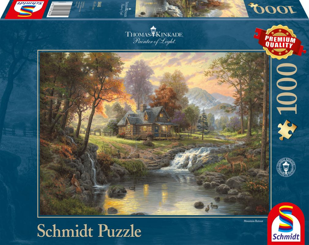 Kinkade -puzzel- Mountain Retreat (1000)