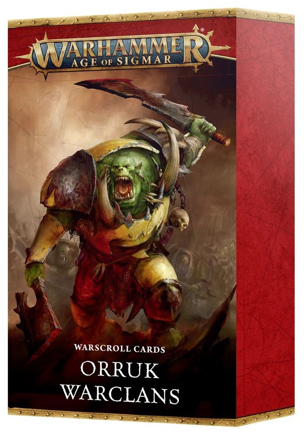 Warhammer Age of Sigmar - Orruk Warclans - Warscroll Cards (89-04)