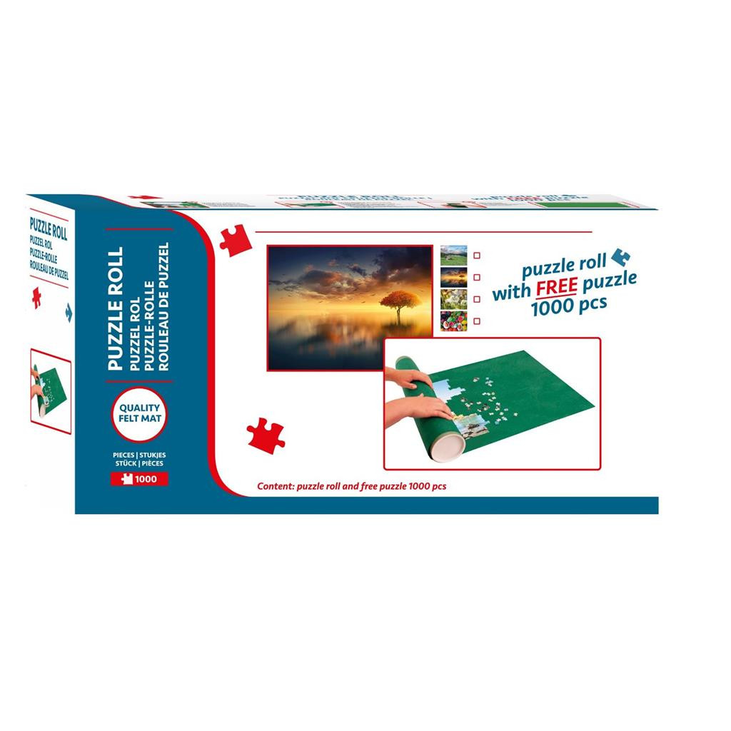 Puzzelrol met gratis 1000 stukjes puzzel 