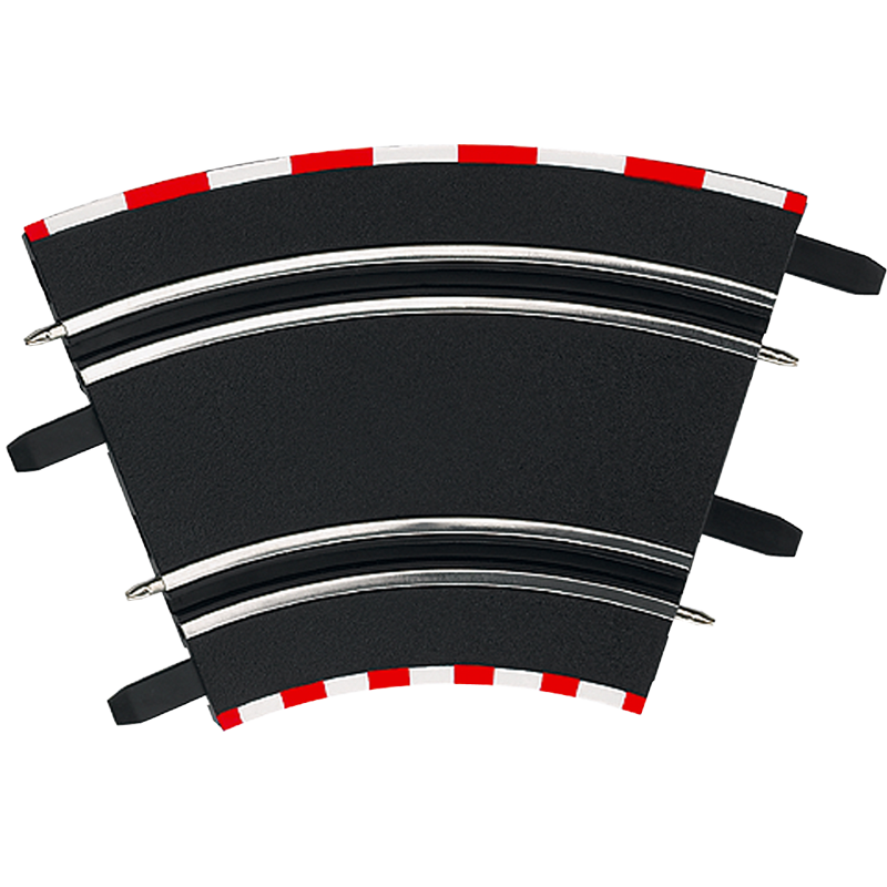 Carrera GO!!! - Scherpe Bochten (155 mm) - 4 Stuks