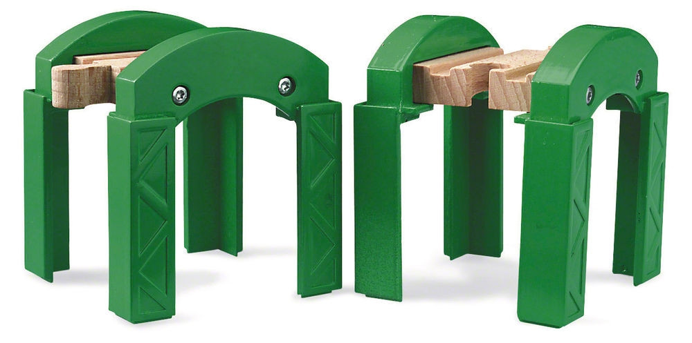 BRIO Groene spoorbrug pijlers