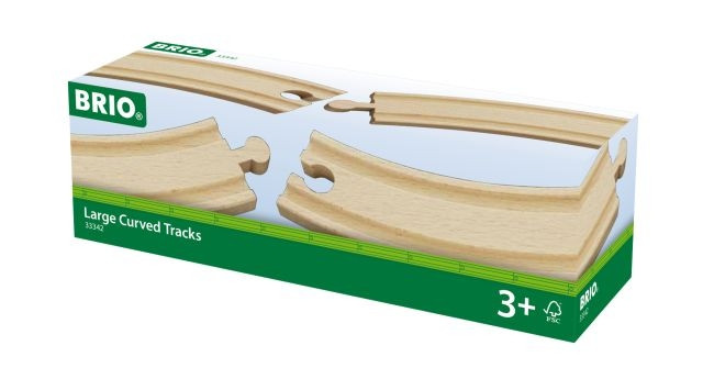 BRIO Lange Gebogen Rails - 33342