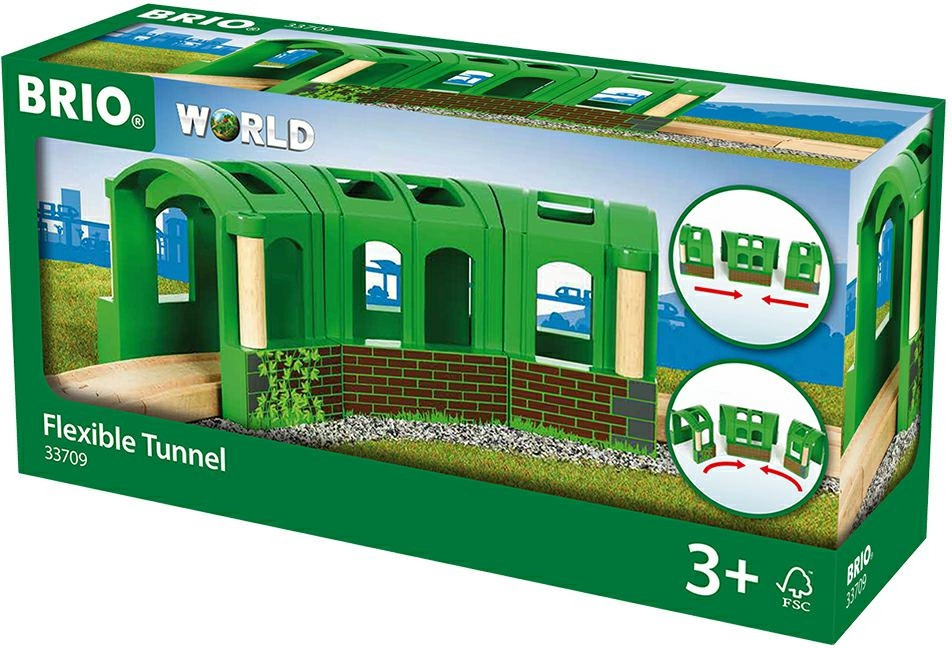 BRIO Groene flexibele tunnel - 33709