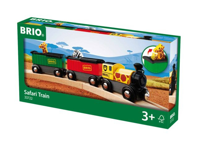 BRIO Trein met Safari Dieren - 33722