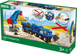 BRIO Politie Goud Transport Set - 33812