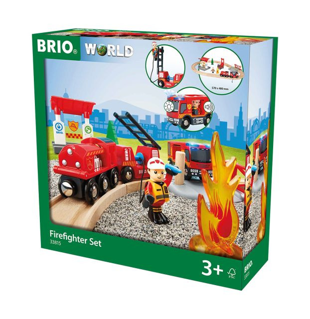 BRIO Treinset bij de brandweer