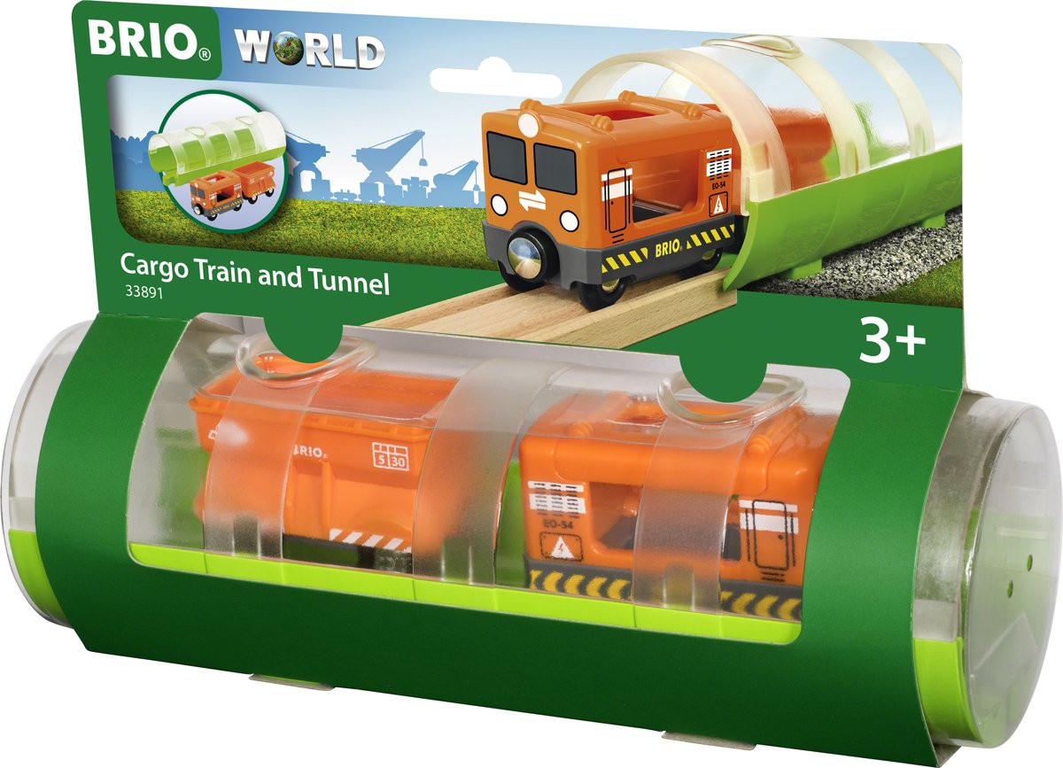 BRIO Tunnel & Cargo Train - 33891