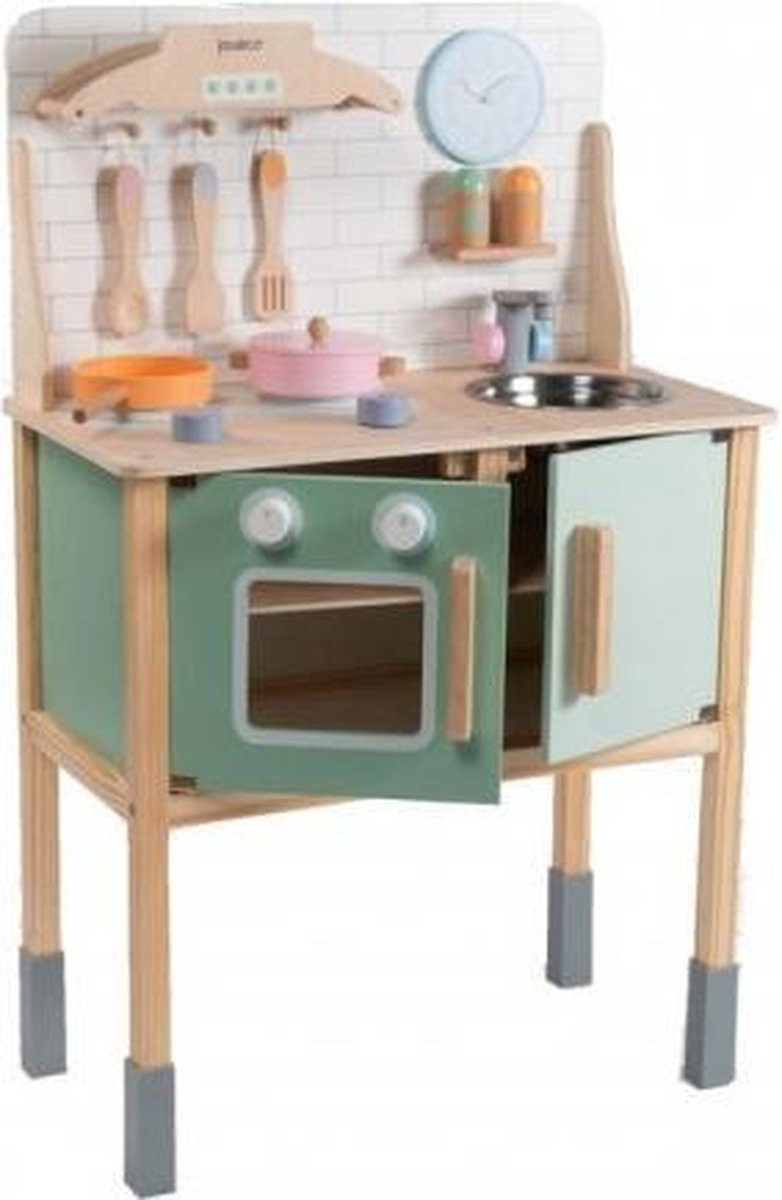 Jouéco® - Houten keuken met accessoires