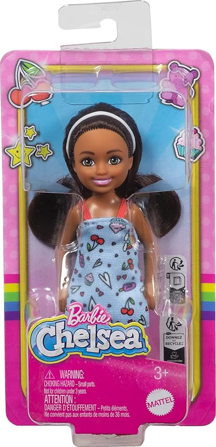 Barbie Club Chelsea Tienerpop 14 Cm - meisje zwart haar
