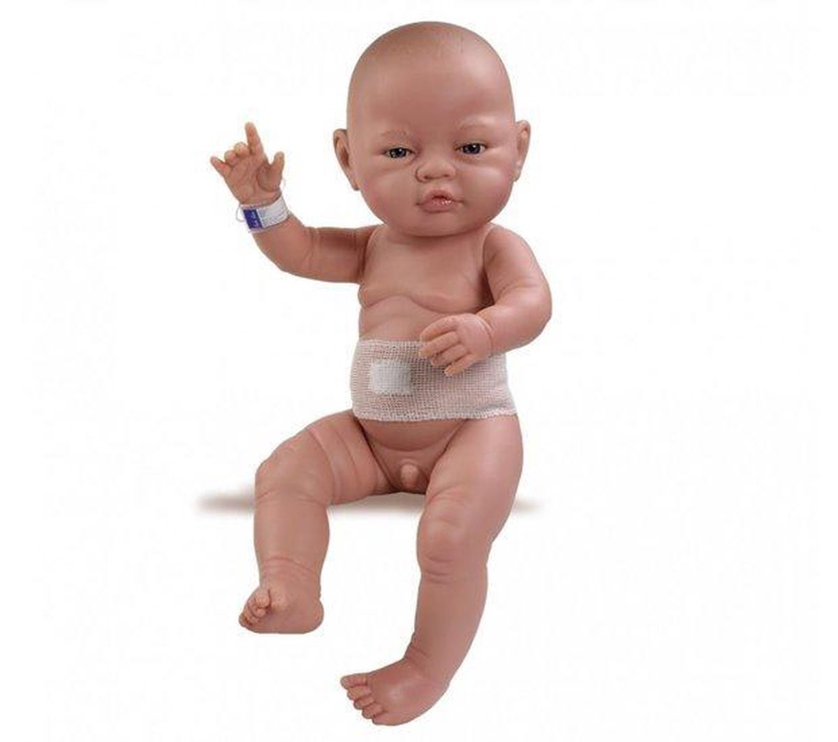 Paola Reina - Babypop Bebitos - Jongen met Navelbandje (42cm)