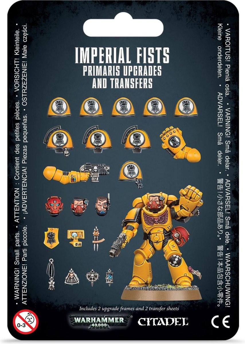 Warhammer 40K - Imperial Fists - Primaris Upgrades & Transfers (55-26)