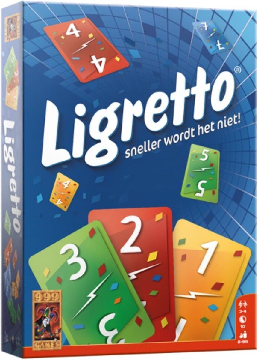 Ligretto blauw Kaartspel