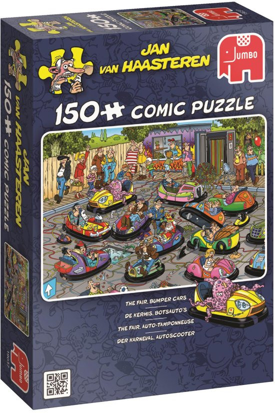 Jan van Haasteren - De Kermis Botsauto's - Puzzel - (150)