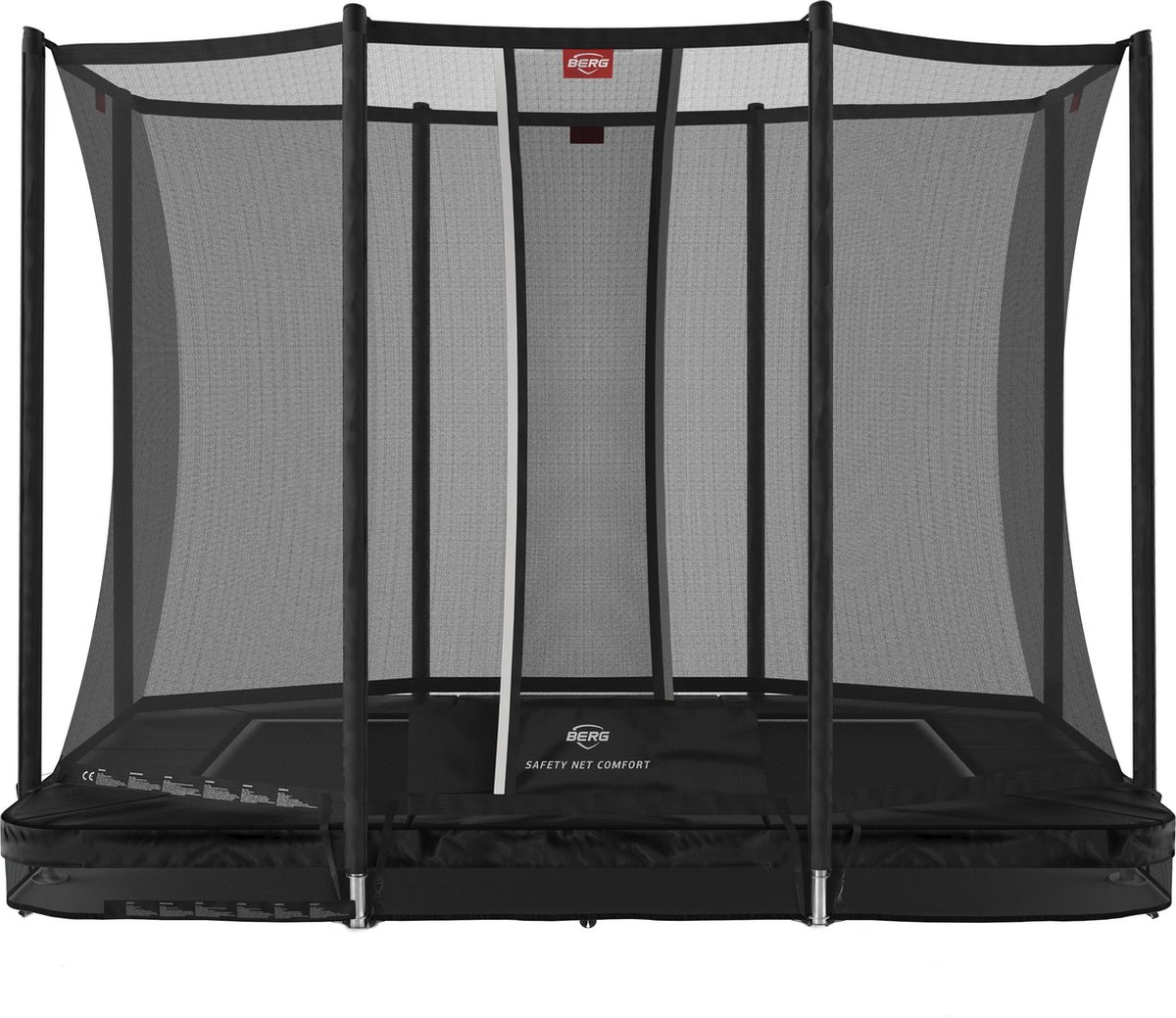 BERG Ultim Favorit Inground 280 Zwart + Safety Net Comfort