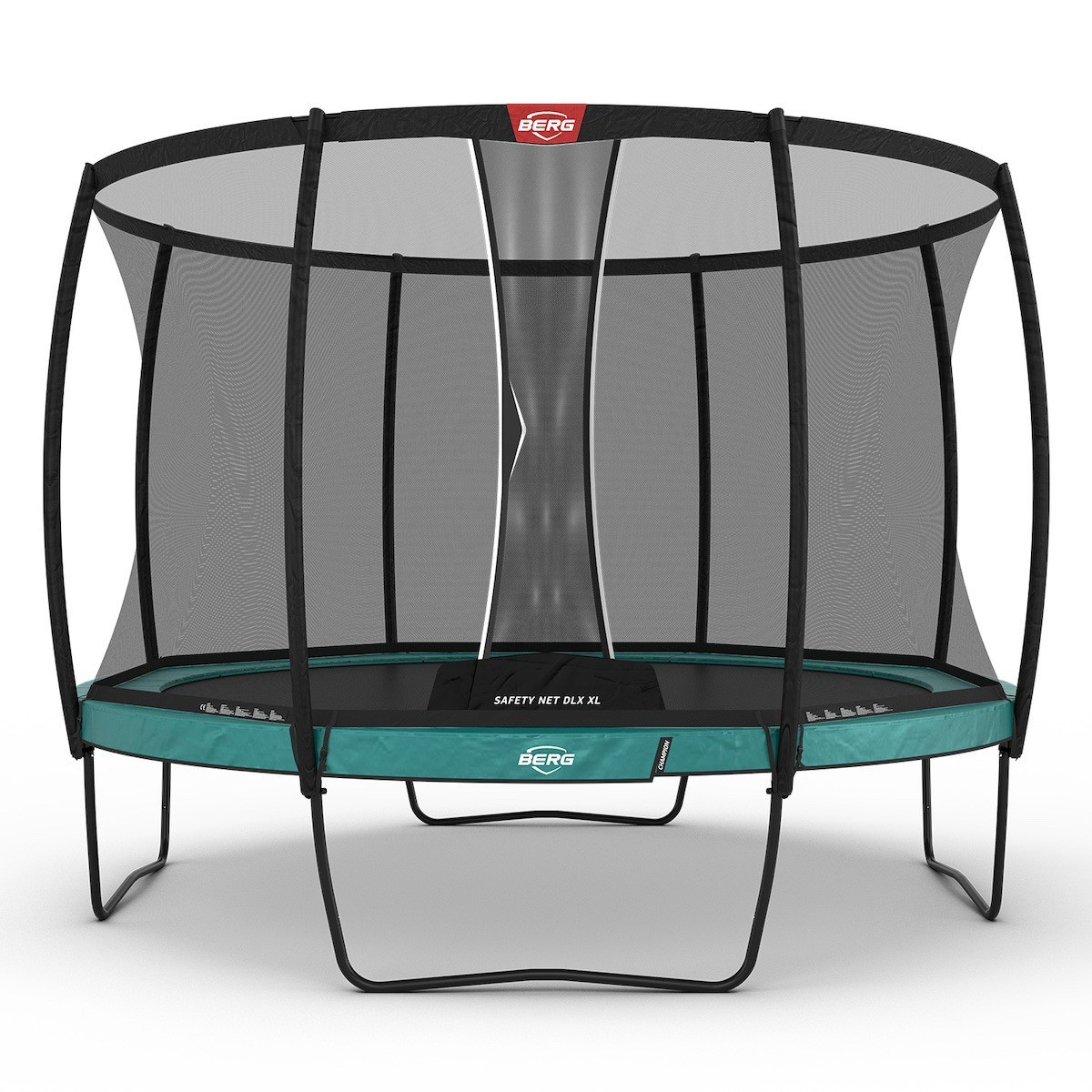 BERG Champion Regular Trampoline 430 Green + Safety Net DLX XL