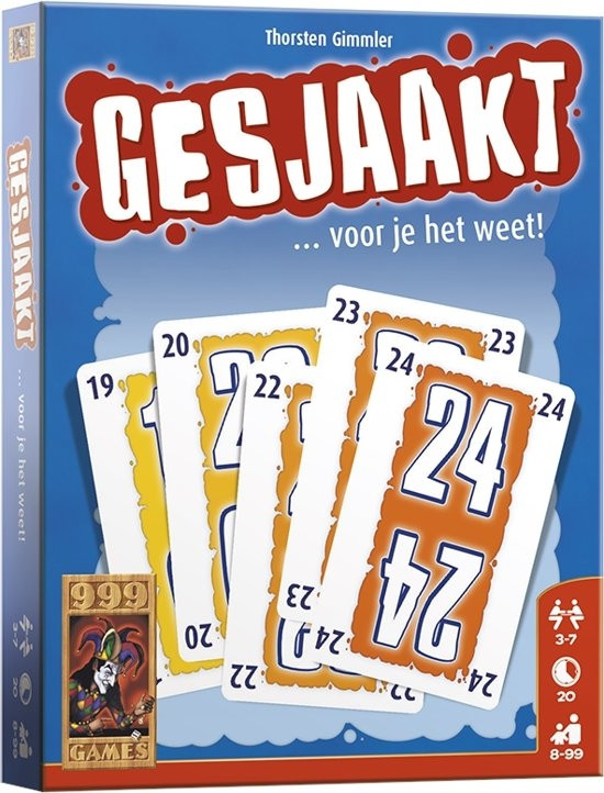 999 Games - Gesjaakt! - Kaartspel