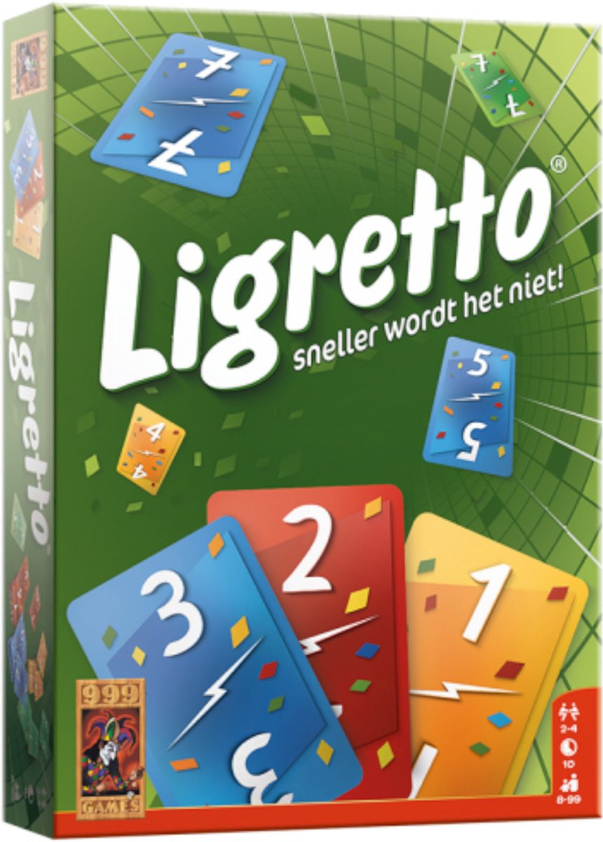 999 Games - Ligretto Groen - Kaartspel