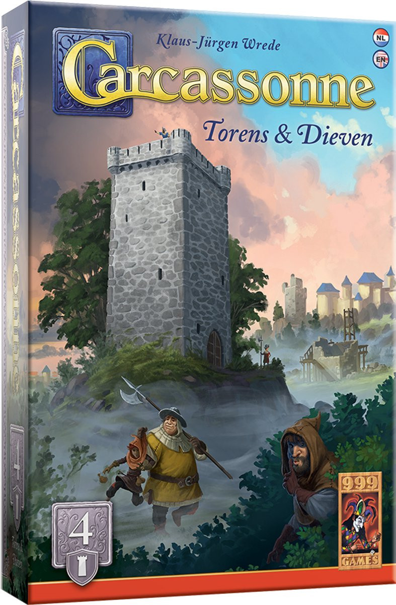 999 Games - Carcassonne uitbreiding 4 - Torens & Dieven 999 Games - Carcassonne uitbreiding 4 - Torens & Dieven