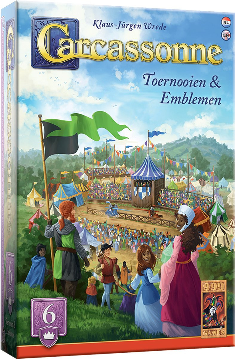 999 Games - Carcassonne uitbreiding 6 - Toernooien & Emblemen 999 Games - Carcassonne uitbreiding 6 - Toernooien & Emblemen