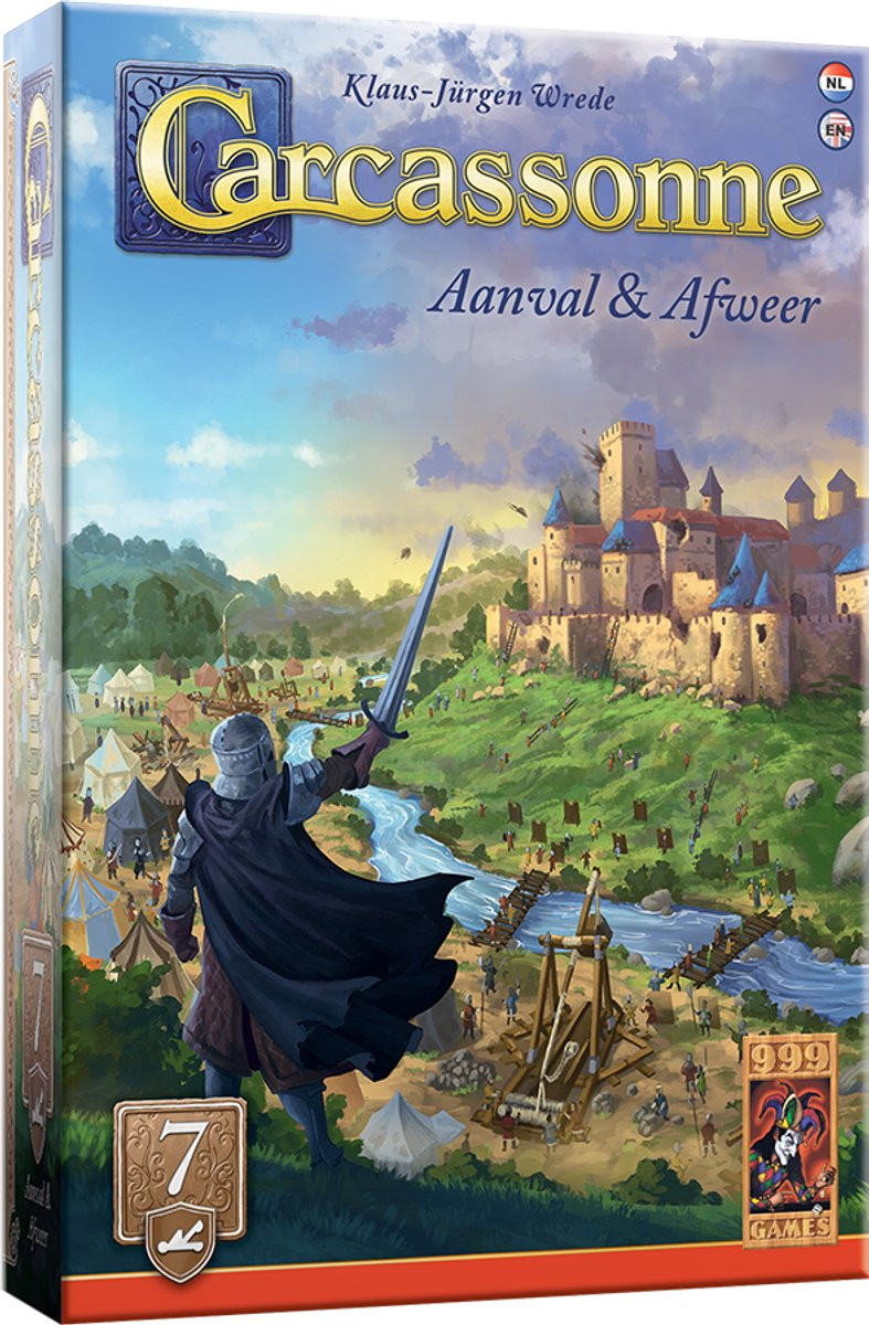 999 Games - Carcassonne uitbreiding 7 - Aanval & Afweer 999 Games - Carcassonne uitbreiding 7 - Aanval & Afweer
