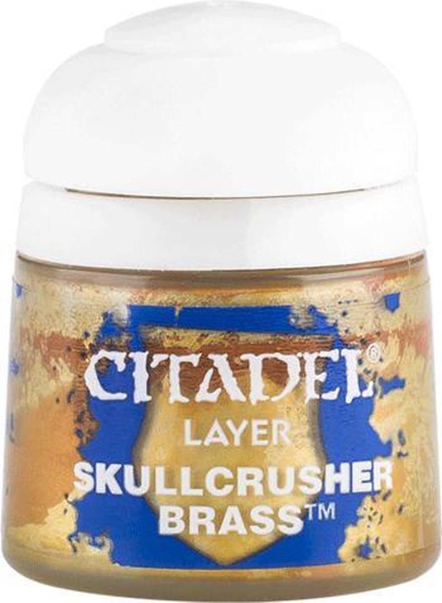 Citadel Paint - Layer - Skullcrusher Brass 12ML - (22-73) Citadel Paint - Layer - Skullcrusher Brass 12ML - (22-73)