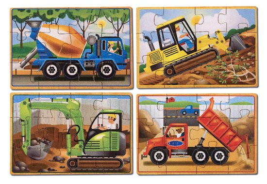 Melissa & Doug - Construction Puzzles in a Box