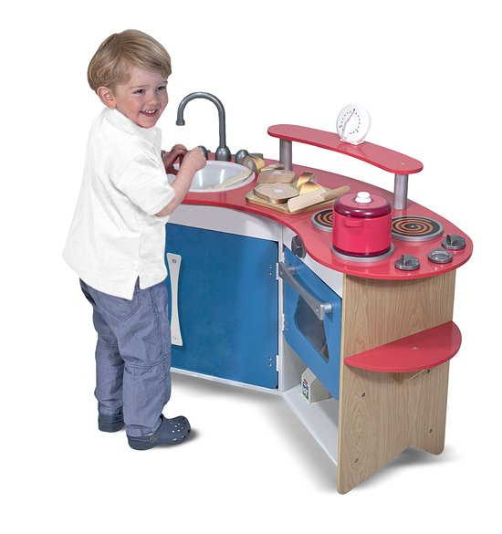 Melissa & Doug - Cooks Corner Houten Keuken