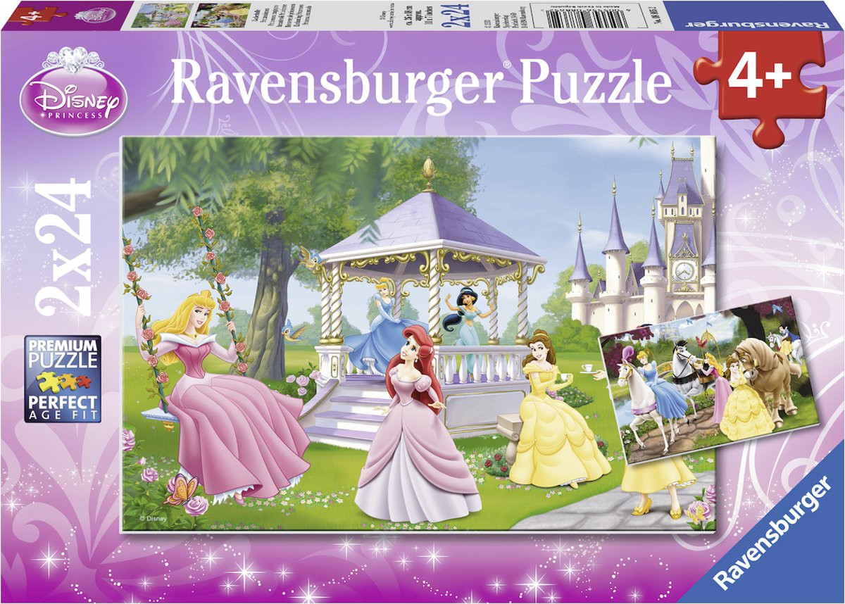 Ravenburger - Disney Princess. Betoverende prinsessen (2x24) - Kinderpuzzel