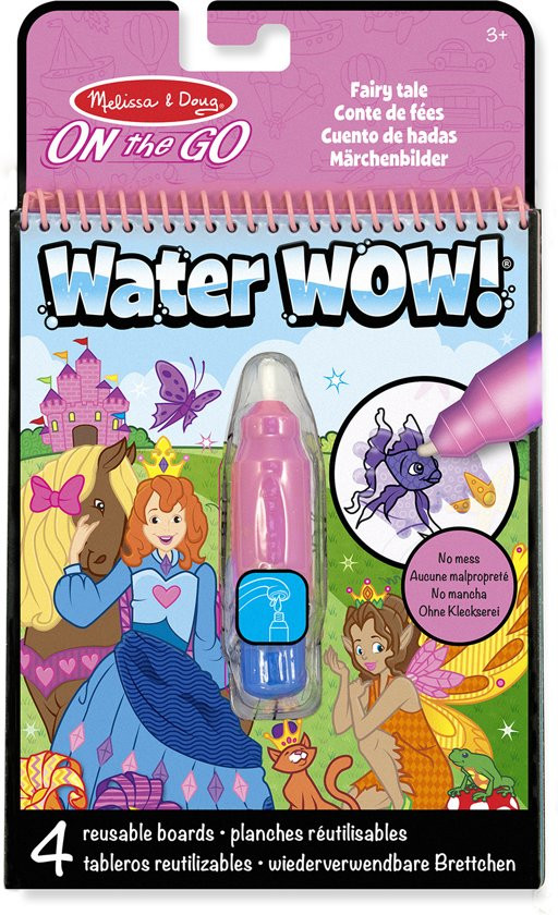 Melissa & Doug - Water Wow! Herbruikbare Waterverf - Sprookjes