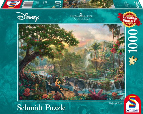 Thomas Kinkade - Disney The Jungle Book - Puzzle (1000)