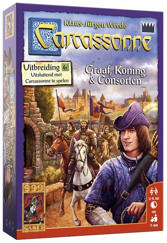 Carcassonne uitbreiding: Graaf, Koning en consorten 