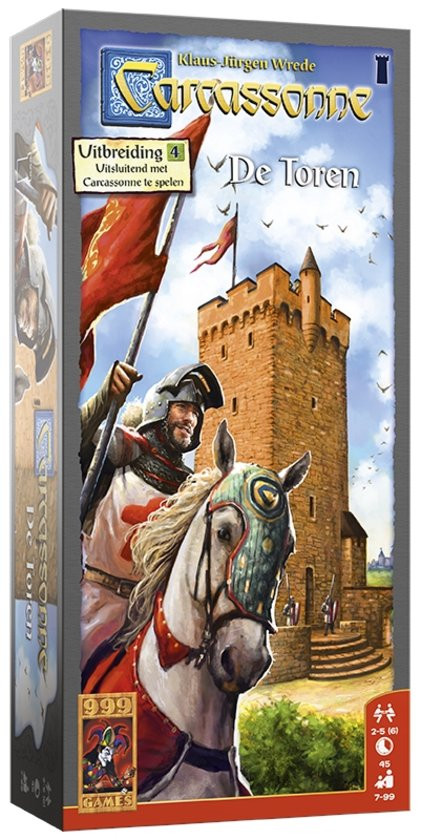 999 Games - Carcassonne: De Toren - Bordspel