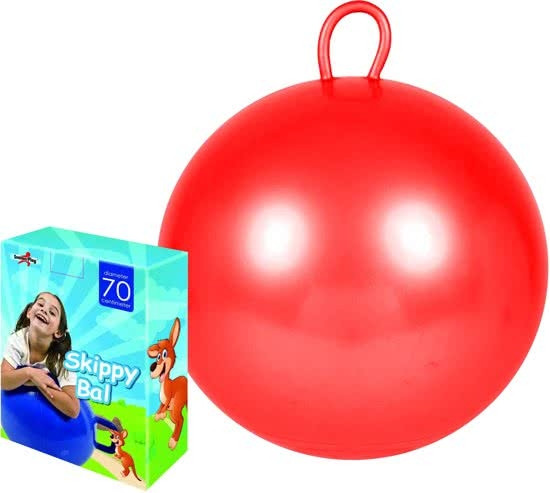 Skippybal 70cm Rood