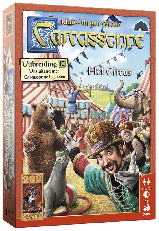 999 Games - Carcassonne: Het Circus - Bordspel