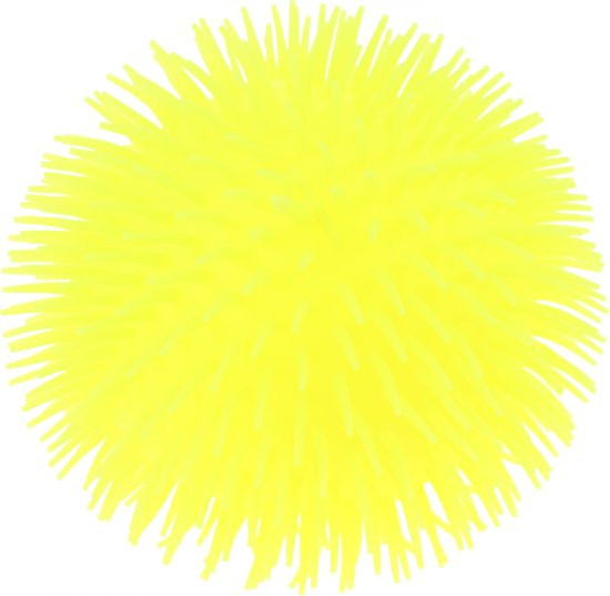 Mega Squeezy Puffer Fluffy Bal 23cm - Geel