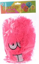 Fuzzybal Met Gezichtje Pluche 25 Cm Roze