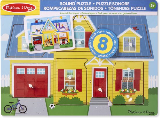 Melissa & Doug - Puzzel Met Geluiden - Huisje