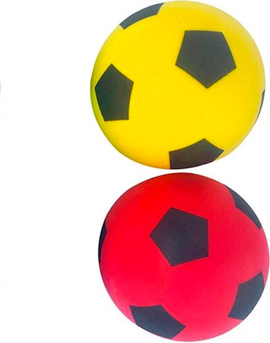 Softbal 20 cm - geel en rood Softbal 20 cm - geel en rood
