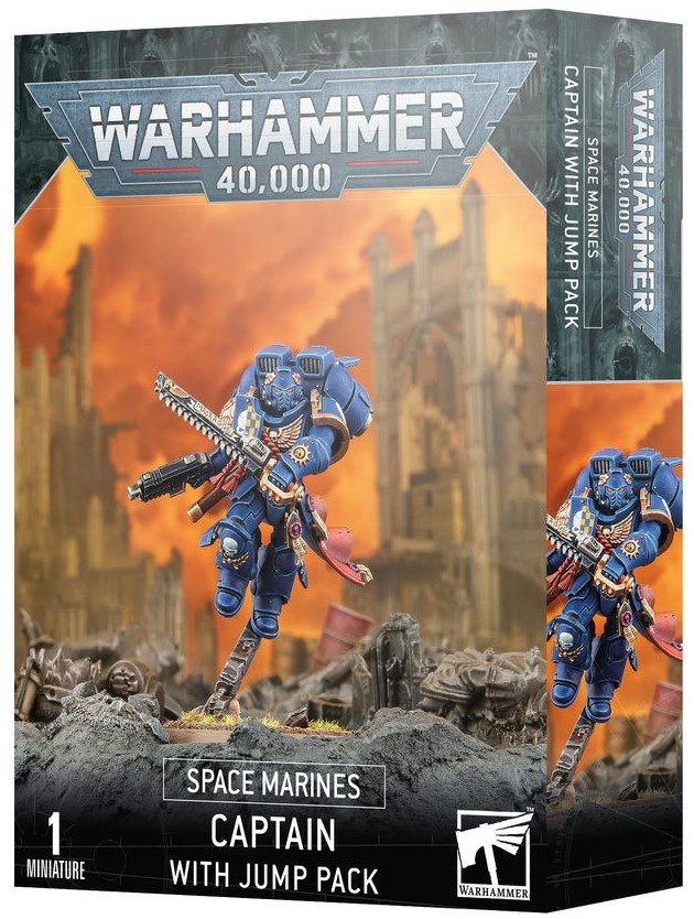 Warhammer 40K - Space Marine - Captain in Gravis Armour