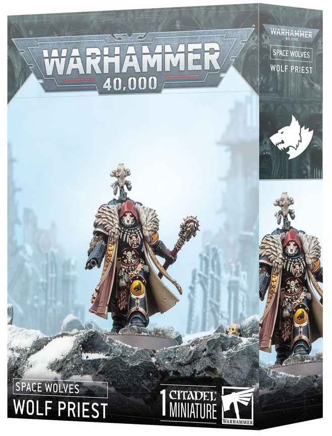 Warhammer 40K - Space Wolves - Wolf Priest (53-32) Warhammer 40K - Space Wolves - Wolf Priest (53-32)