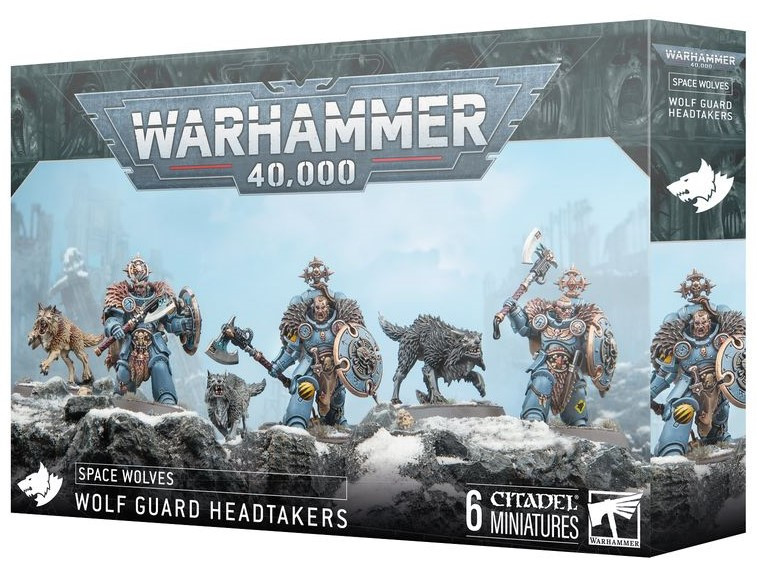 Warhammer 40K - Space Wolves - Wolf Guard Headtakers (53-29) Warhammer 40K - Space Wolves - Wolf Guard Headtakers (53-29)