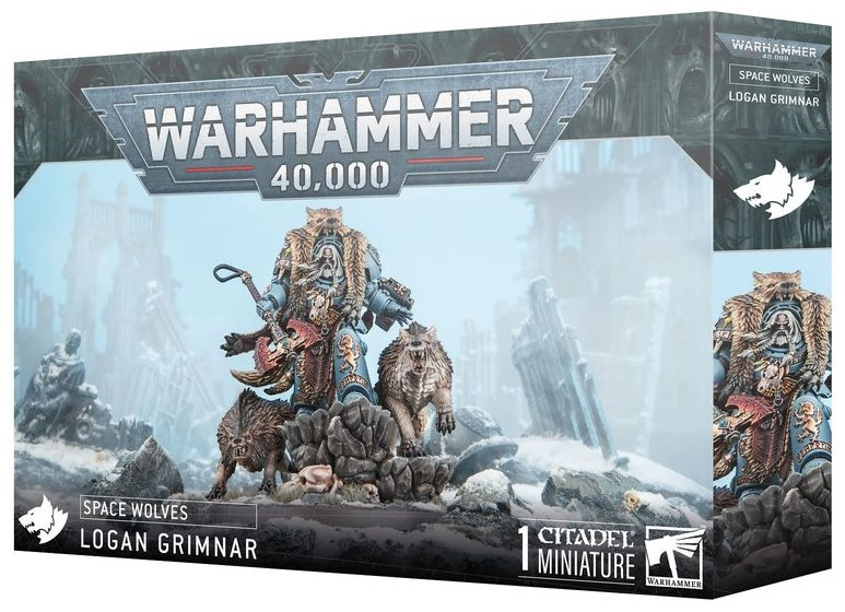 Warhammer 40K - Space Wolves - Logan Grimnar (53-28) Warhammer 40K - Space Wolves - Logan Grimnar (53-28)