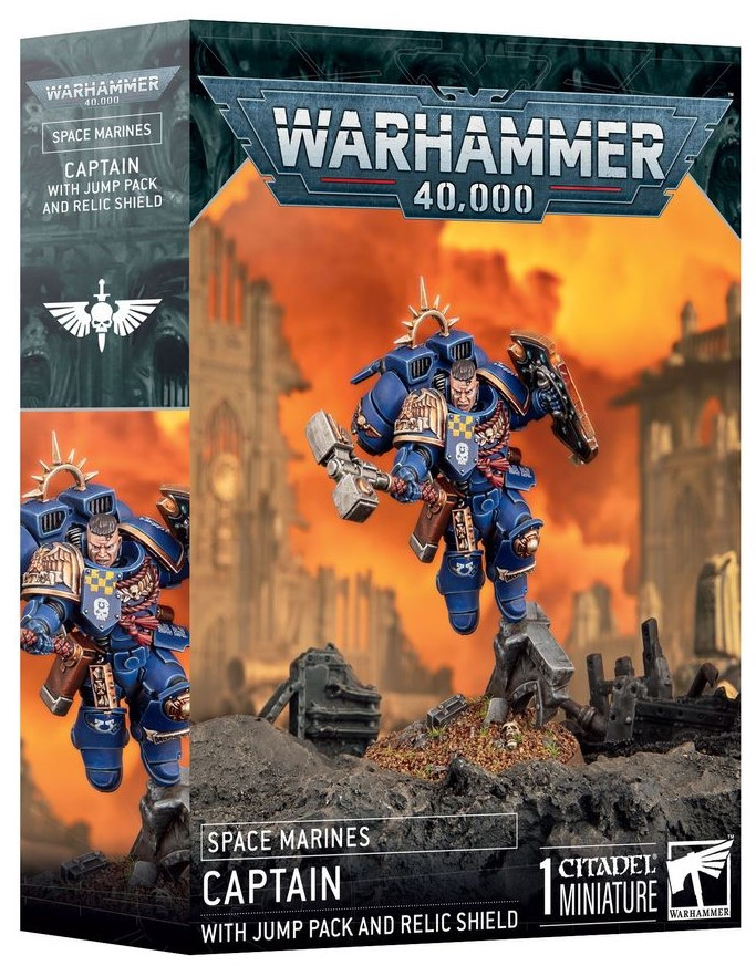 Warhammer 40K - Space Marine - Captain in Gravis Armour